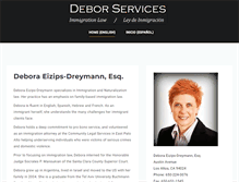 Tablet Screenshot of deborservices.com